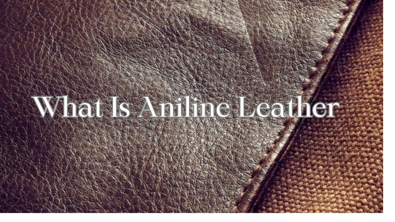 What is Aniline Leather