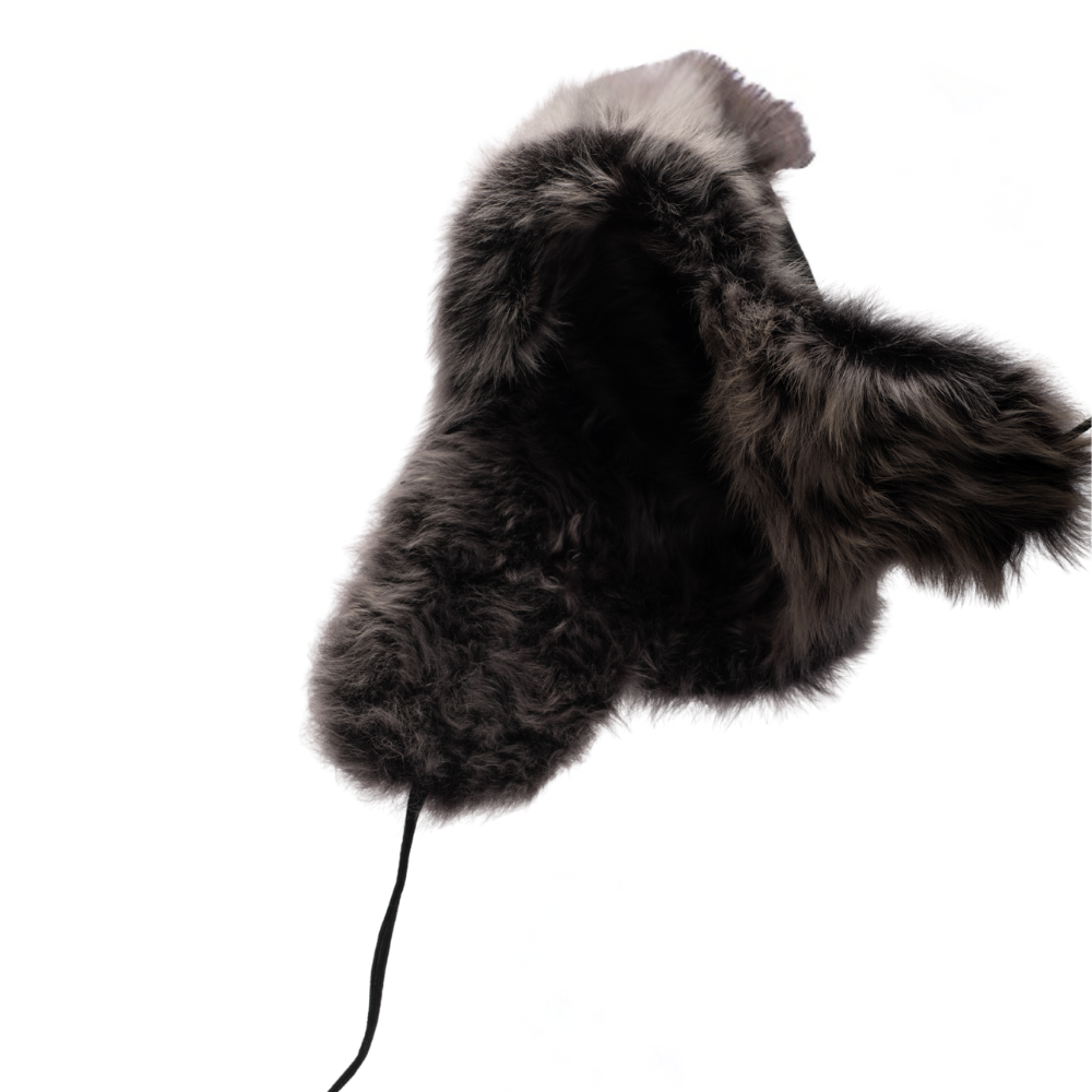 Toscana shearling trapper hat