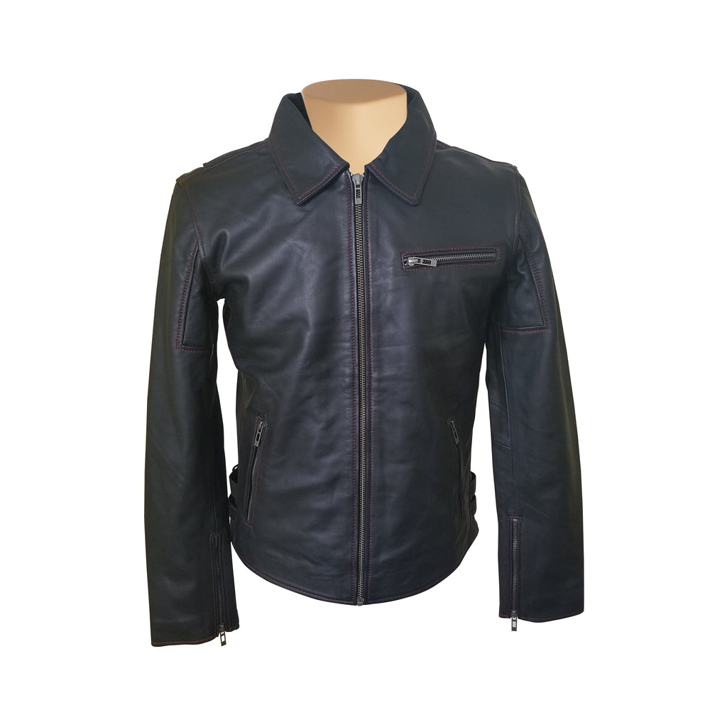 Soft and Comfortable Bonnie's black leather jacket