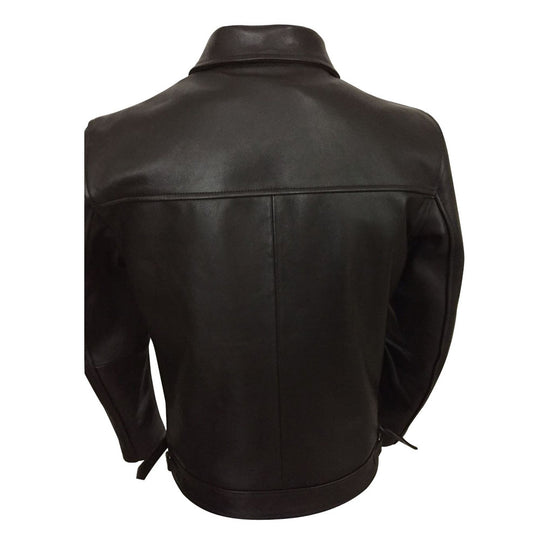 Stylish Brown Plainsman Genuine Leather Jacket