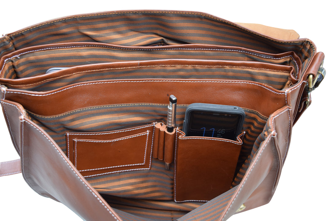 Stylish All-inclusive Laptop and Messenger Bag