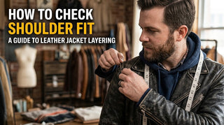 How to Check Shoulder Fit on a Leather Jacket