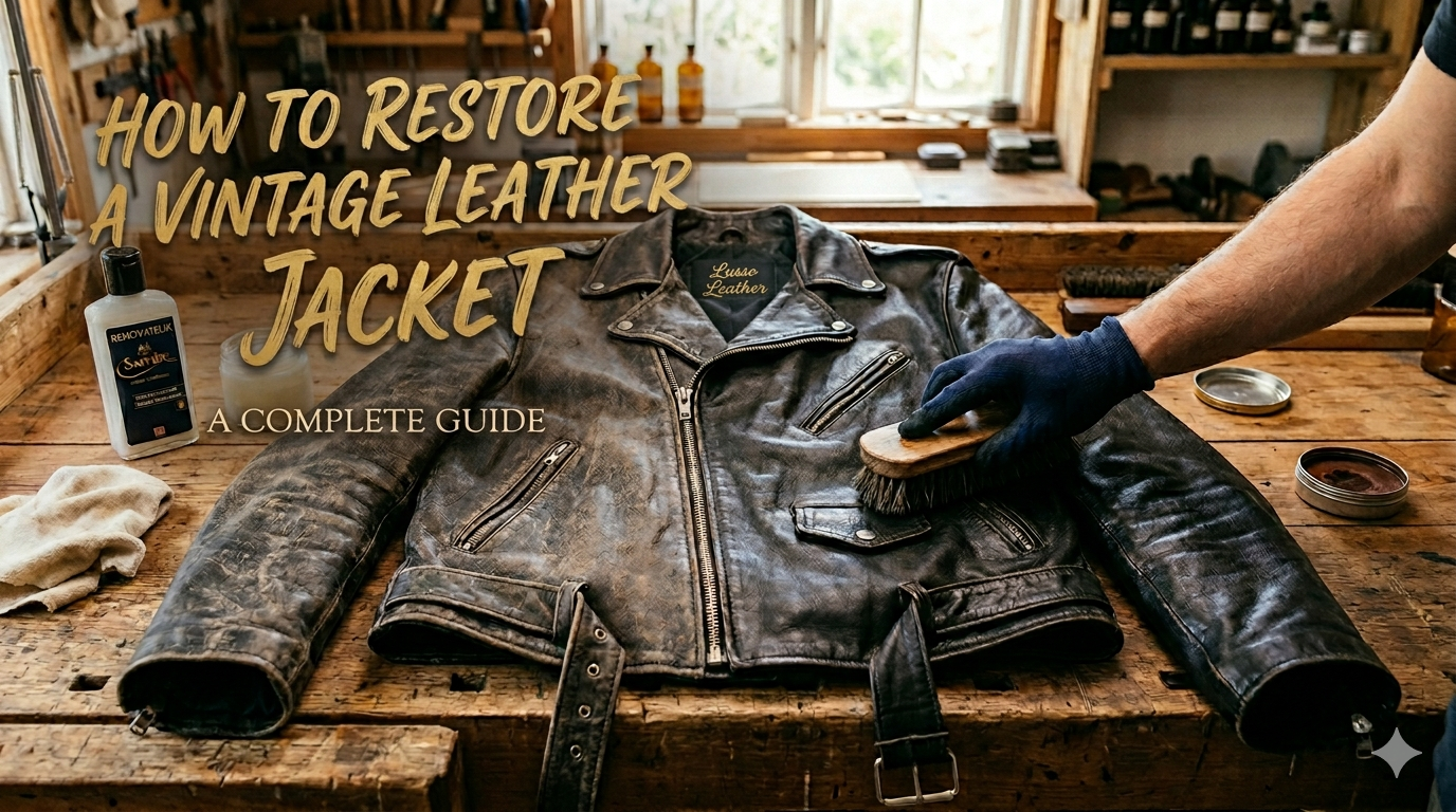 How to Restore a Vintage Leather Jacket | Complete Guide