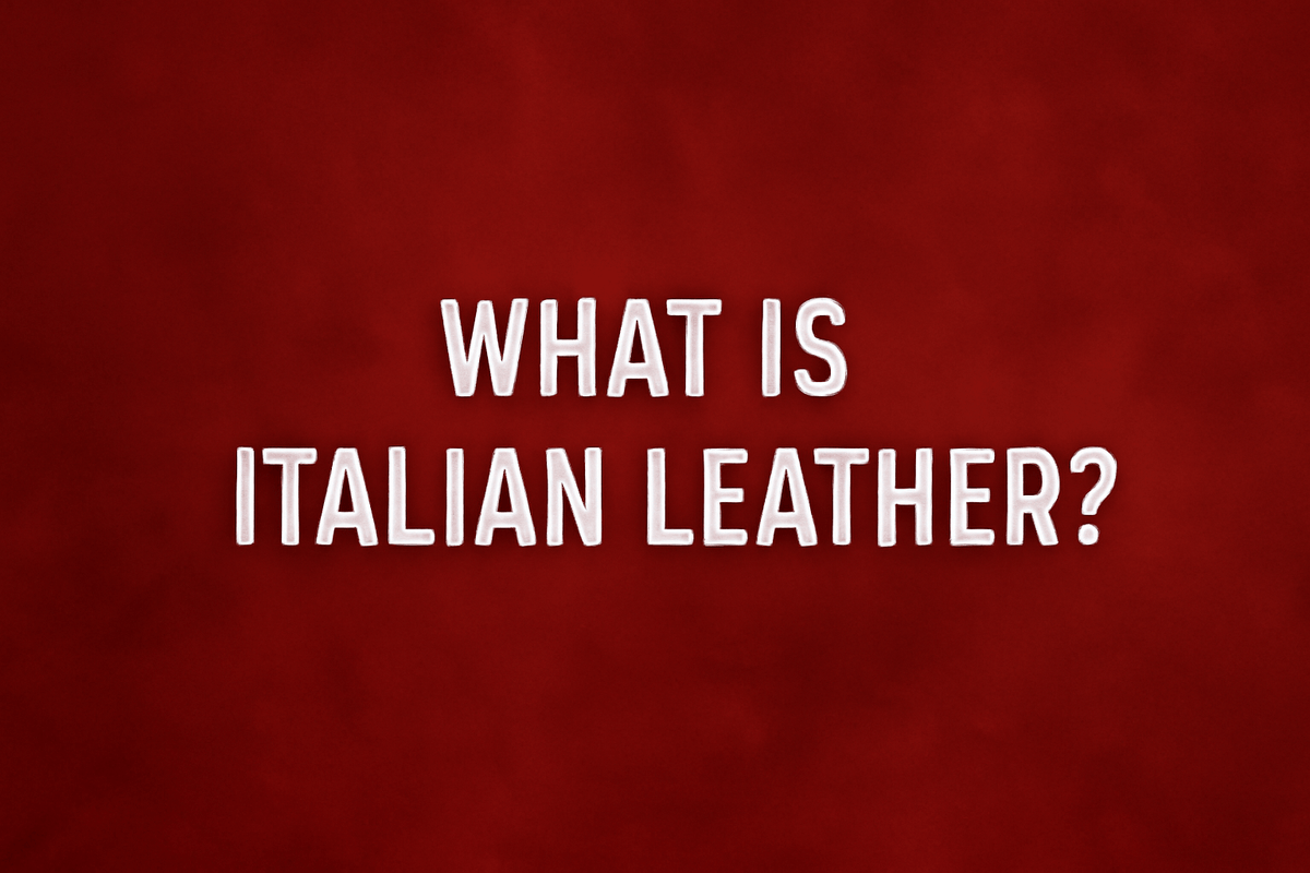 What Is Italian Leather