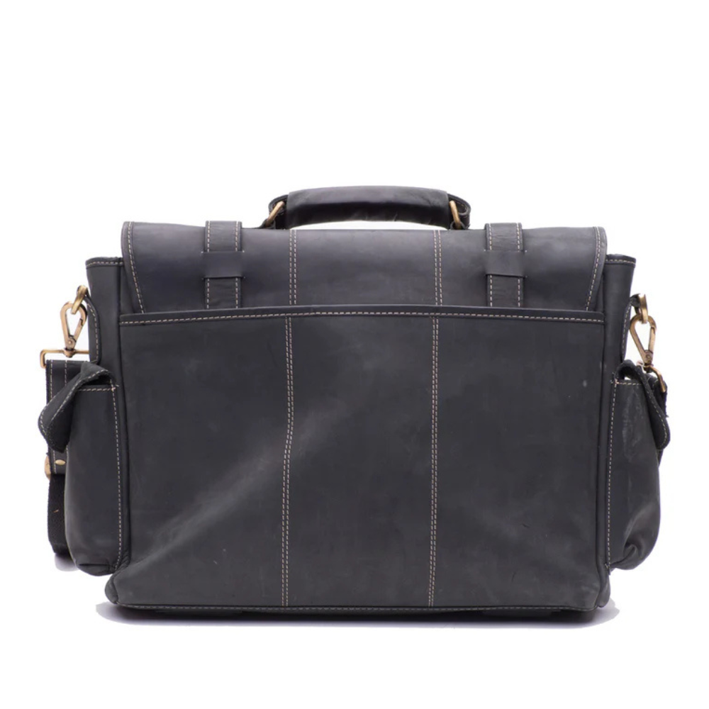 Men's business leather messenger / Laptop bag