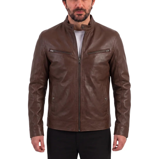 Declan Brown Café Racer leather jacket