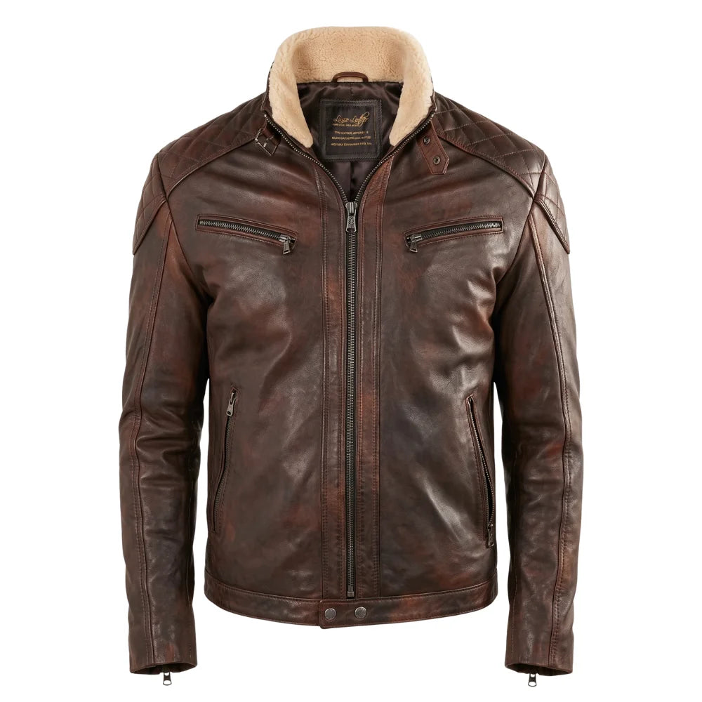 Desert leather jacket