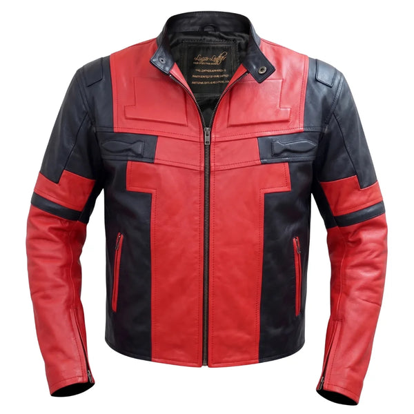 Deadpool Red and Black Cosplay Jacket