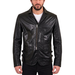 Jonas Car Coat style Leather jacket