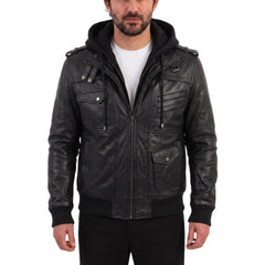 Daniel Clark - Iron Hawk Hooded Bomber Jacket