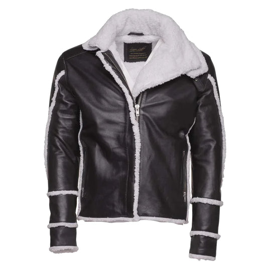 Harry's Sherpa Leather jacket with double collar