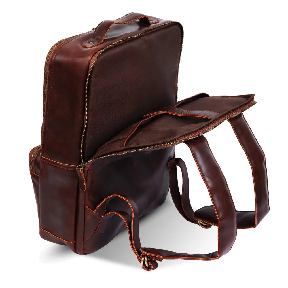 Winston Classic Brown Laptop Backpack