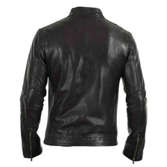 Arthur Classic Cafe racer Leather Jacket