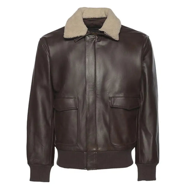 Henri Brown A2 bomber jacket