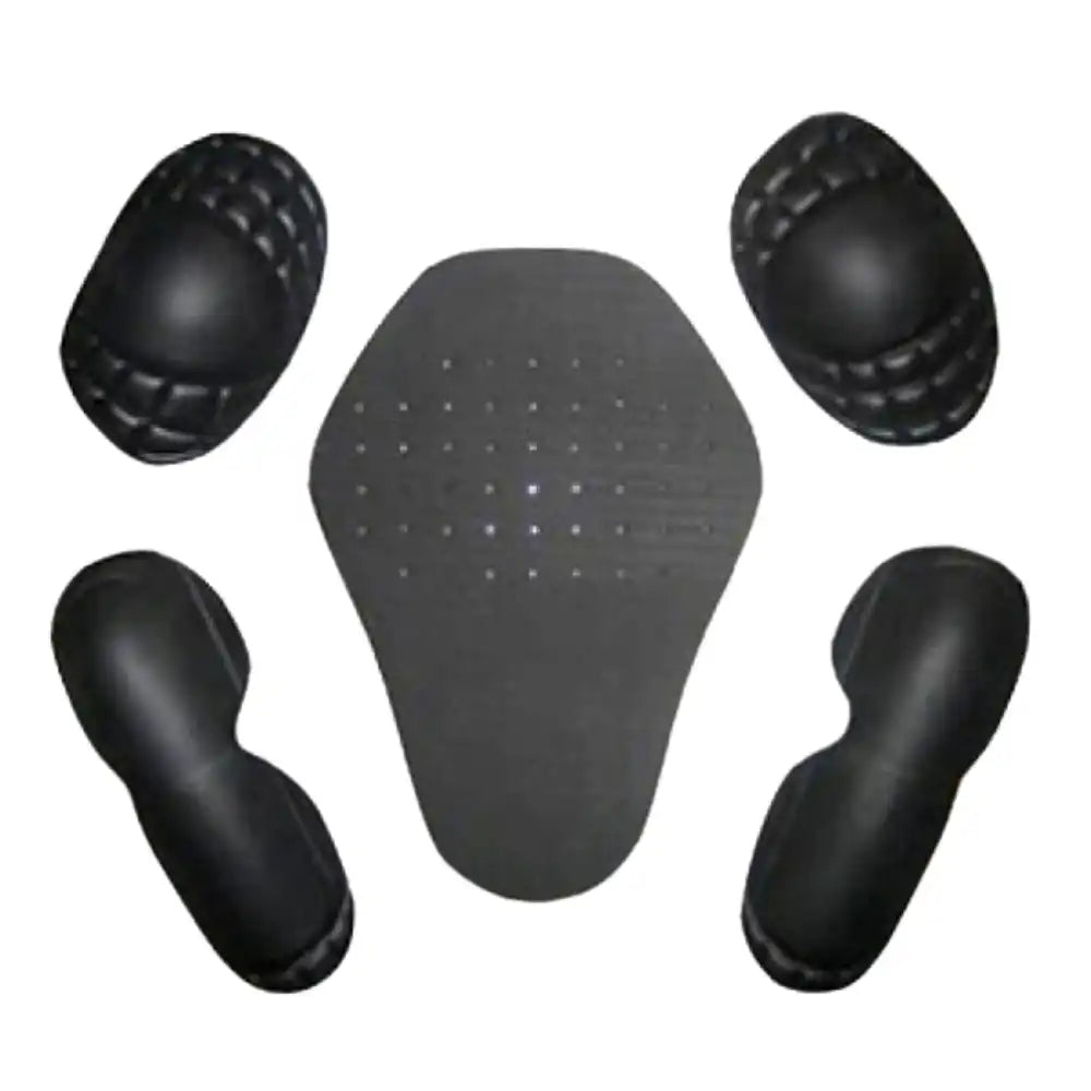 Close-up of the removeable padding for the Red Ducati Armored Leather Motorcycle Jacket