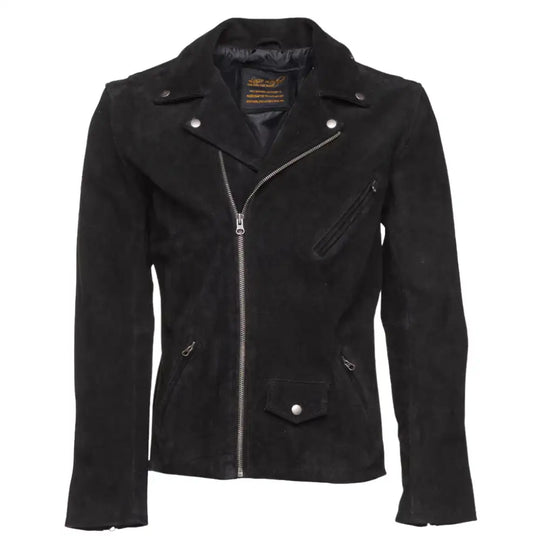 Silva's Black Suede Leather jacket